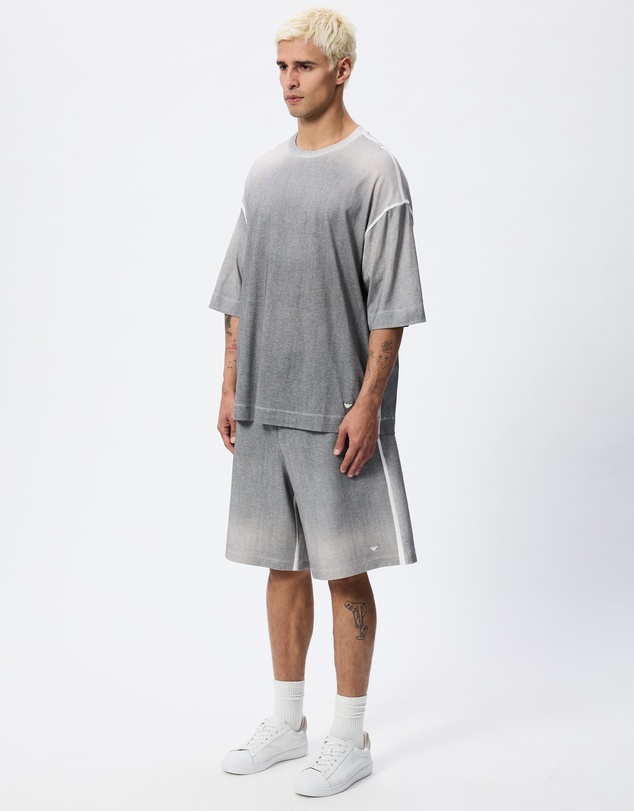 Emporio Armani - Double-Jersey Gradient Bermuda Shorts