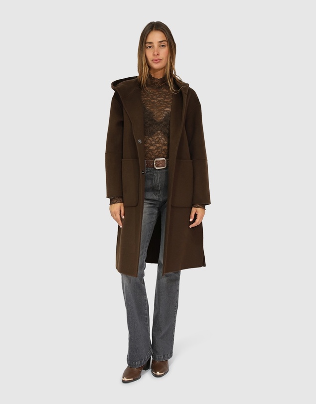 Belle & Bloom - Walk This Way Wool Blend Oversized Coat