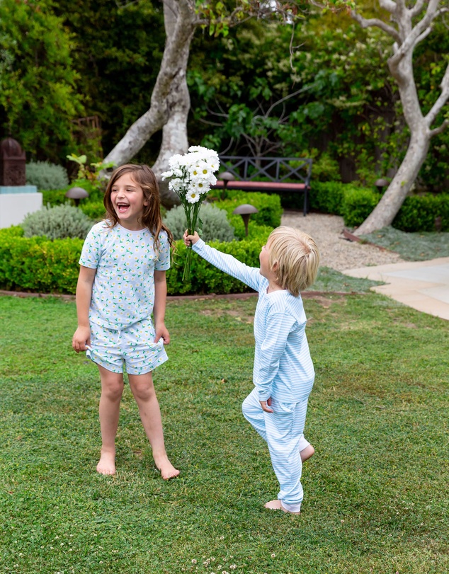 Sant And Abel - Kids Daisy Jersey Short PJ Set