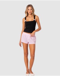 EDIKTED - Lola Ribbed Tank Top