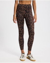 adidas Performance - Optime Power Leopard 7/8 Leggings
