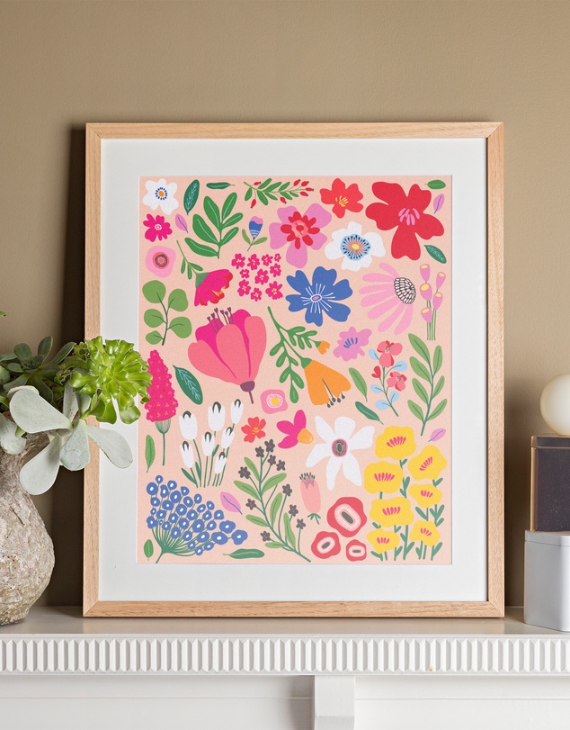 Journey Of Something - Paint by Numbers - Pressed Flowers