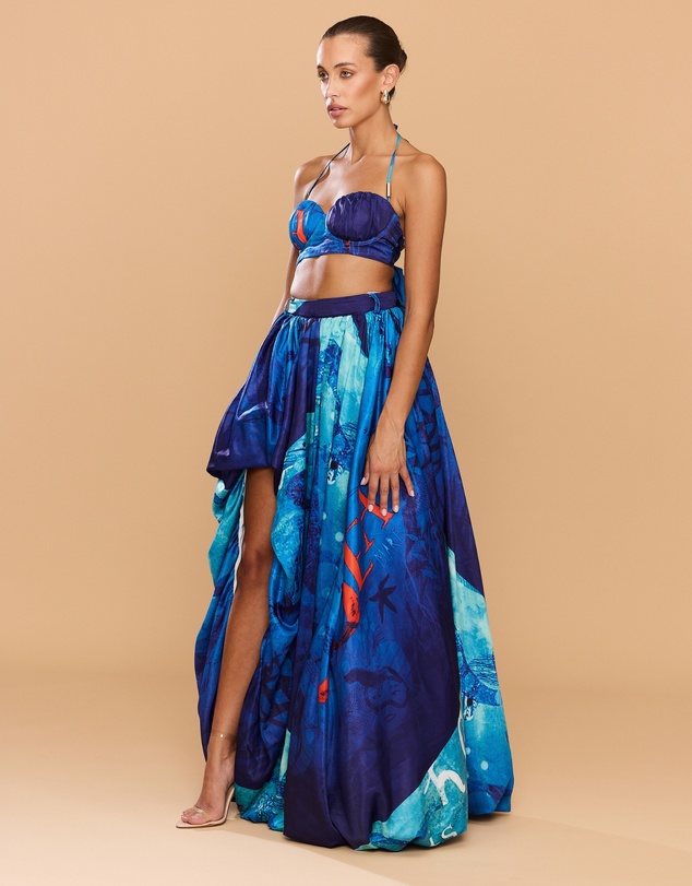 CATHERINE FERRARO - Arielle Halter Crop Top