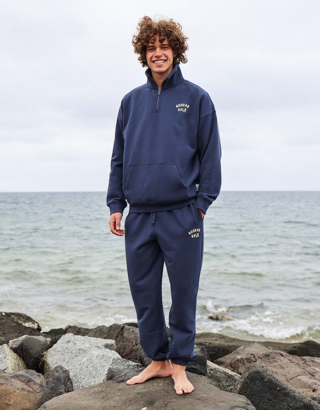 Skwosh - Good As Gold Sweat Pant in Navy
