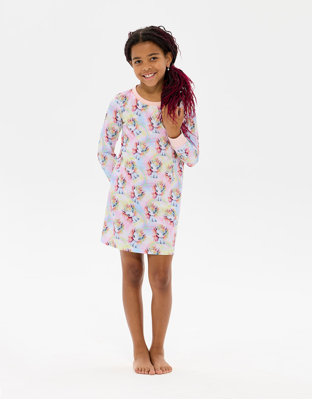 Rock Your Kid - Unicorn Pony Long Sleeve Lily Nightie