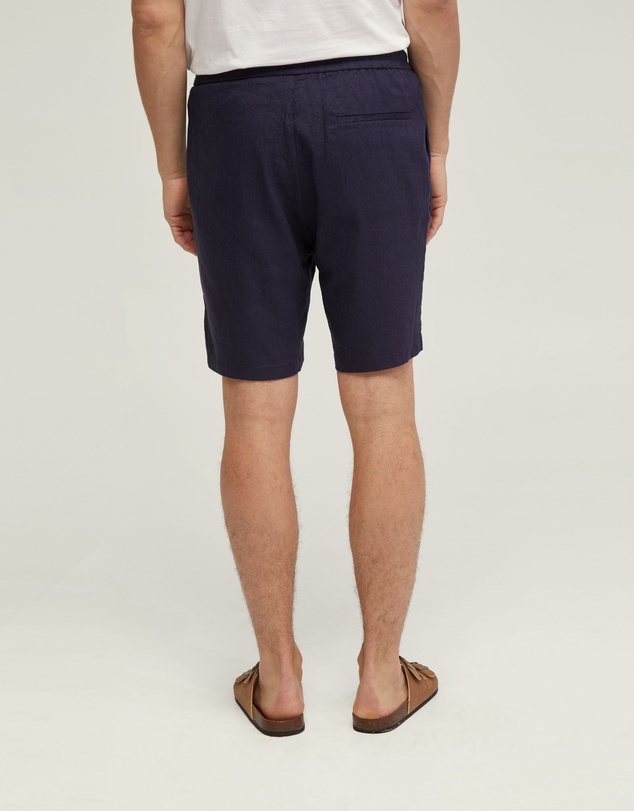 Oxford - Rufus Linen Pull On Shorts