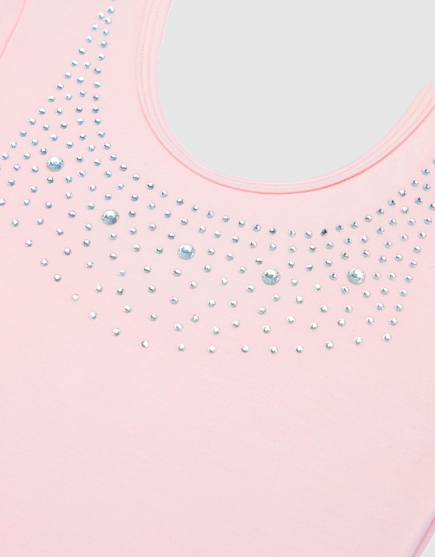 Flo Dancewear - Diamante Collared Leotard - Kids