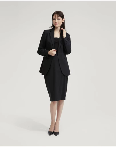 Oxford - Peggy Wool Stretch Suit Skirt