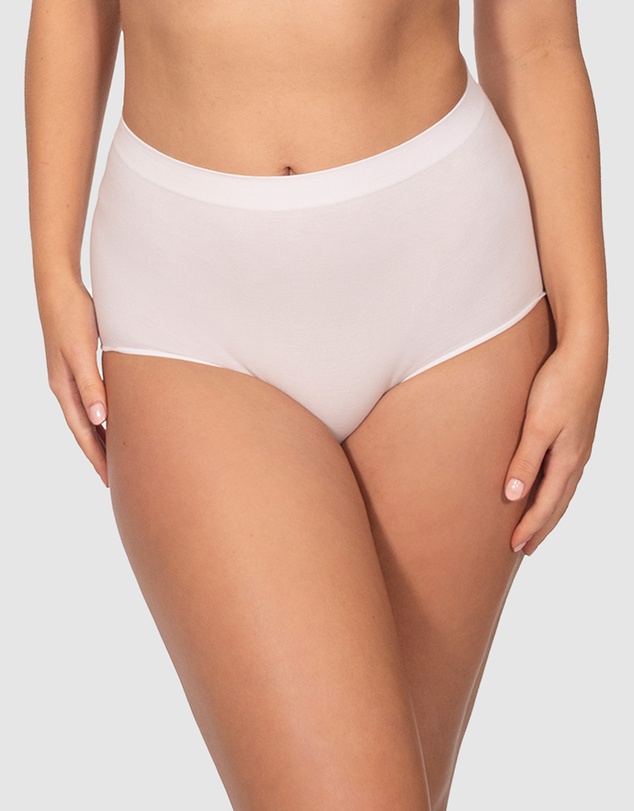 B Free Intimate Apparel - Seamless Cotton Full Briefs - 3 Pack