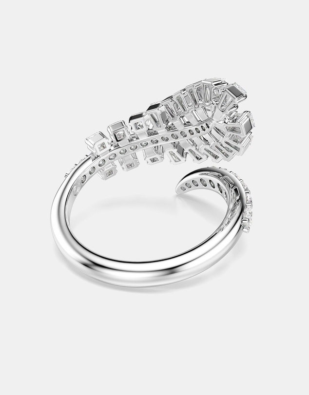 Swarovski - Vienna:Ring Feather Whi/Rhs 50