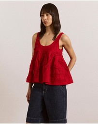 Damson Madder - Stella Ruffle Cami
