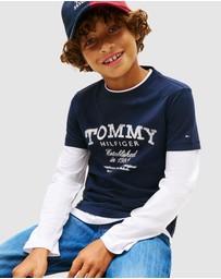 Tommy Hilfiger - Faded Print Short Sleeve Tee - Teens