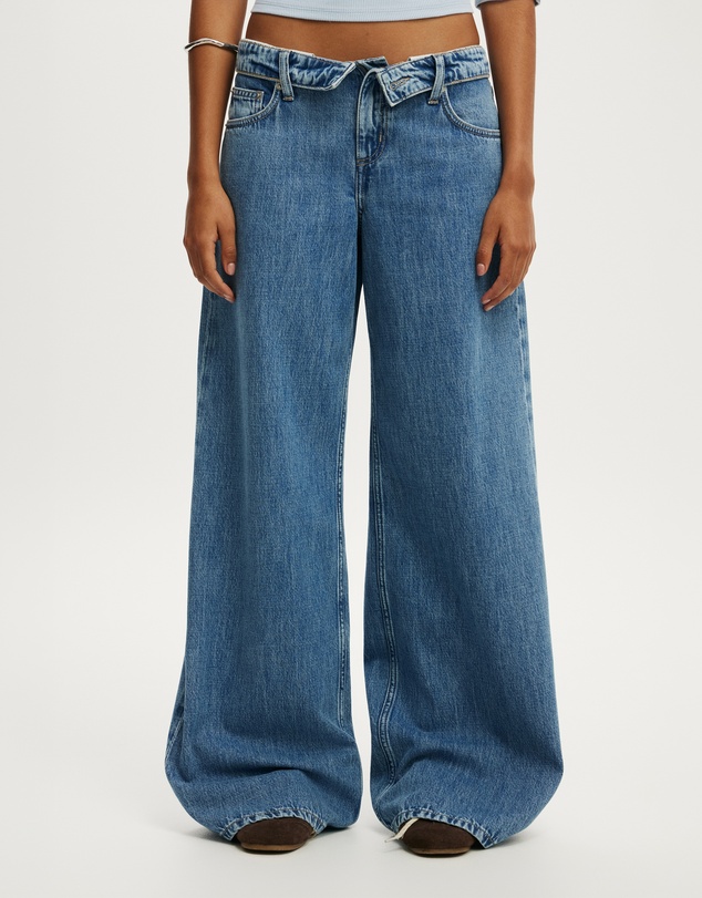 Cotton On - Low Rise Wide Jeans