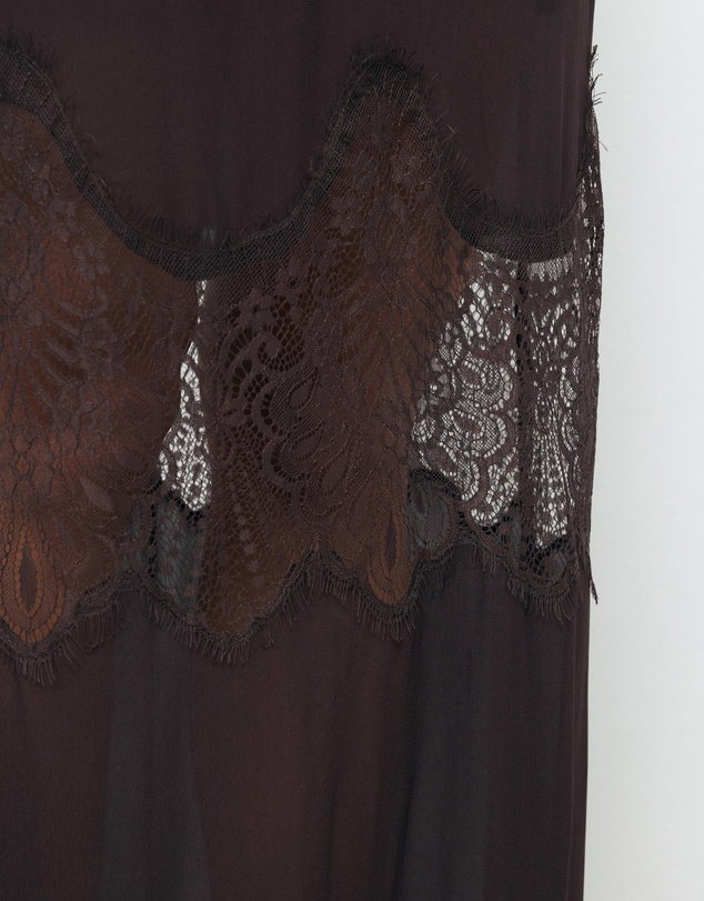AERE - Alina Lace Insert Maxi Dress