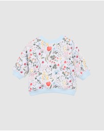 Fox & Finch - Botanica Print Sweatshirt - Babies