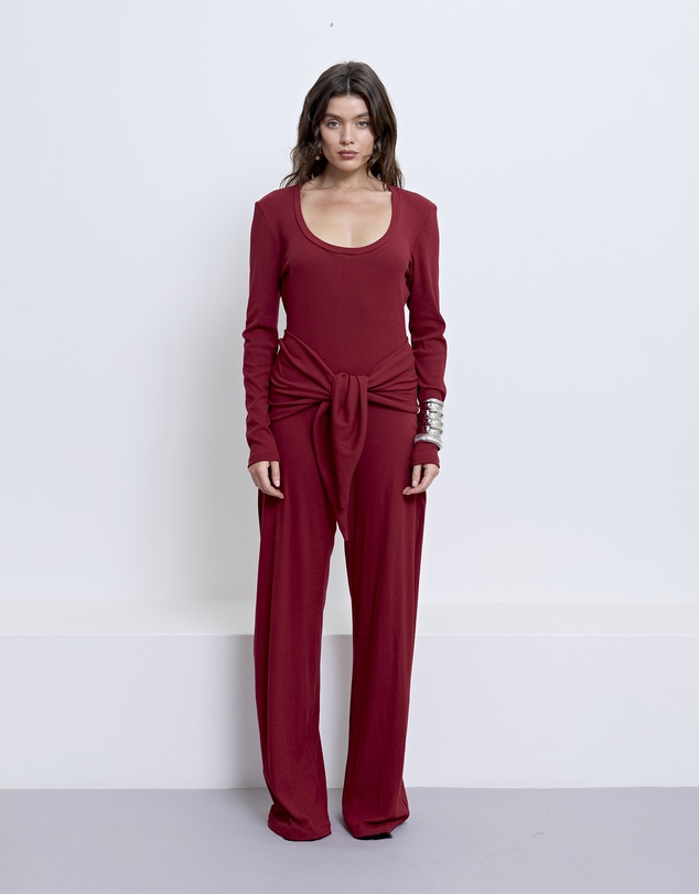 PFEIFFER - Biscayne Jumpsuit Sangria