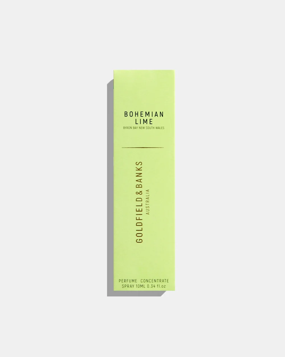 BOHEMIAN LIME - TRAVEL SPRAYNatural Glass Bottle