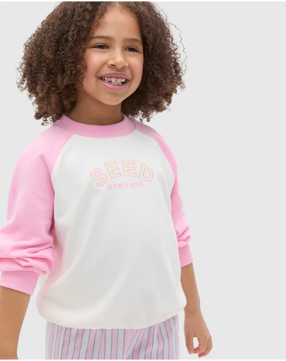 Seed Heritage - Raglan Logo Sweat