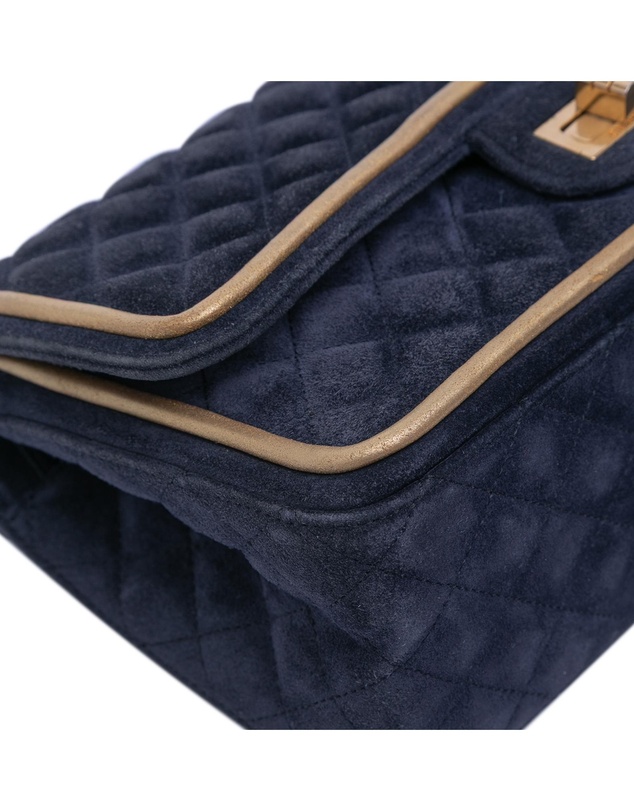 Pre-Loved by Azura Reborn - Pre-Loved Reissue 2.55 Quilted Suede Double Flap 225