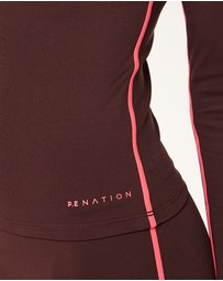 P.E Nation - Routine Quarter Zip LS Top