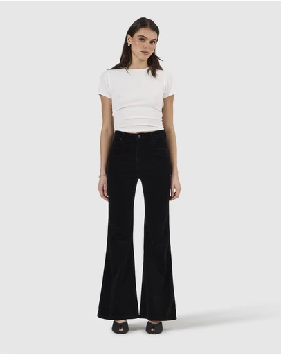 Rolla's - Eastcoast Flare Jean - Black Cord