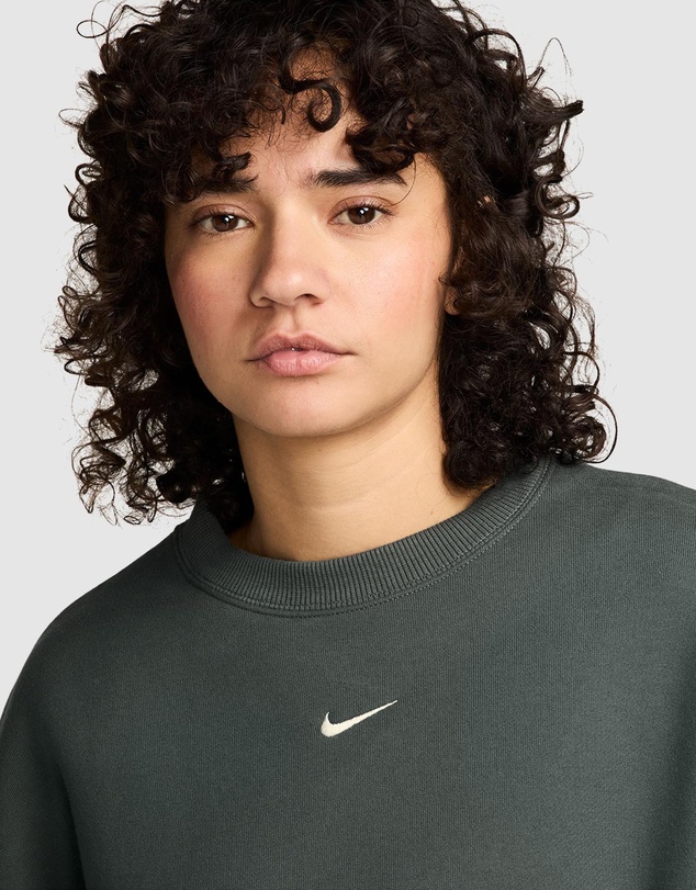 Nike - Studio Fleece Medium Weight Oversized Cropped Crew