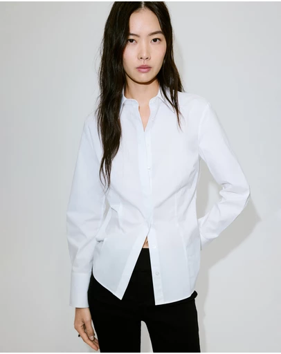 M.N.G - Slim-Fit Poplin Shirt