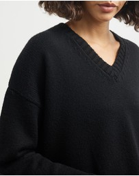Lindsay Nicholas New York - V-Neck Jumper