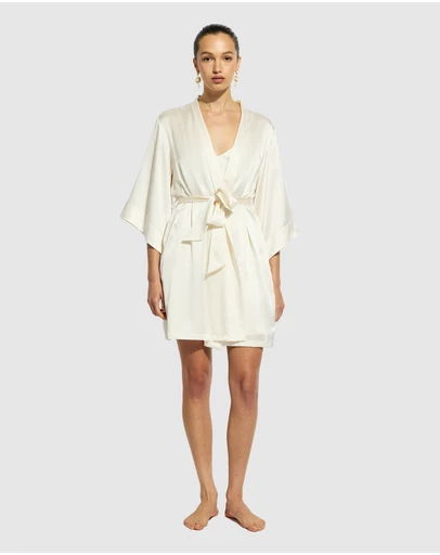 GINIA - Silk Wrap Gown