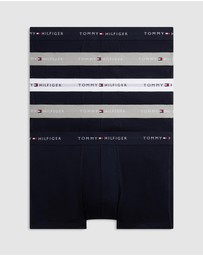 Tommy Hilfiger - 5-Pack Signature Repeat Logo Waistband Trunks