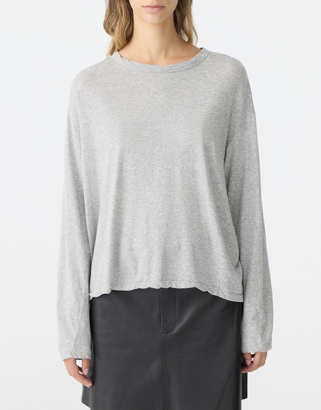 Bassike - Slouch Superfine Long Sleeve T-Shirt