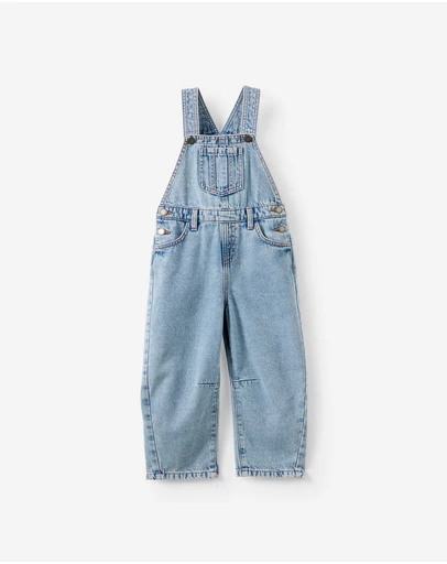 Cotton On Kids - Barrel Leg Denim Overall