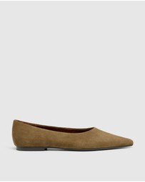 Oxford - Reece Suede Pointy Flat