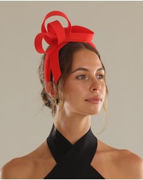 Morgan & Taylor - Mel Fascinator in Red