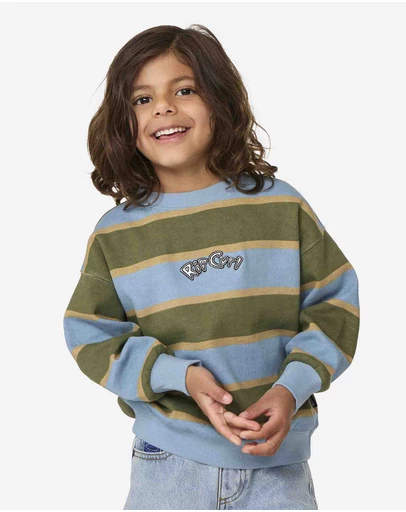 Rip Curl - The Wave Stripe Crew - Kids