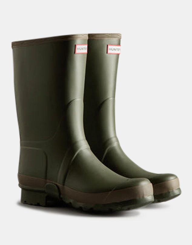 Hunter - Men's Gardener Boot Dark Olive/Clay