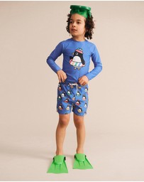 Huxbaby - Vacay Percy Swim Boardshorts - ICONIC EXCLUSIVE - Babies-Kids