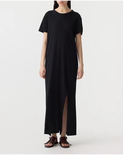 Bassike - Longerline T-Shirt Dress