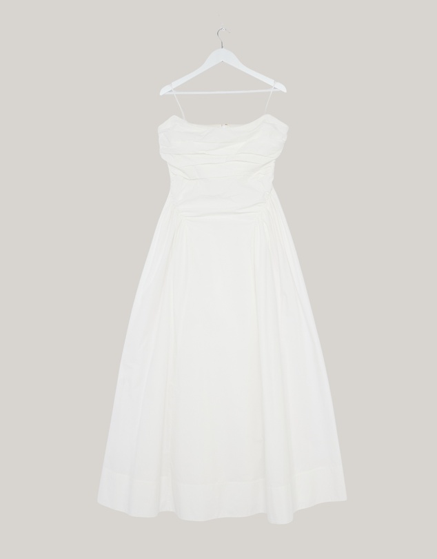 Revibe - Repaired Shona Joy Morton Strapless Panelled Maxi Dress - AU 14