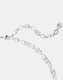 Swarovski - Mesmera necklace, Mixed cuts, White, Rhodium plated