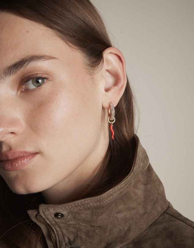 MIMCO - Talisman Charm Hoop Earrings