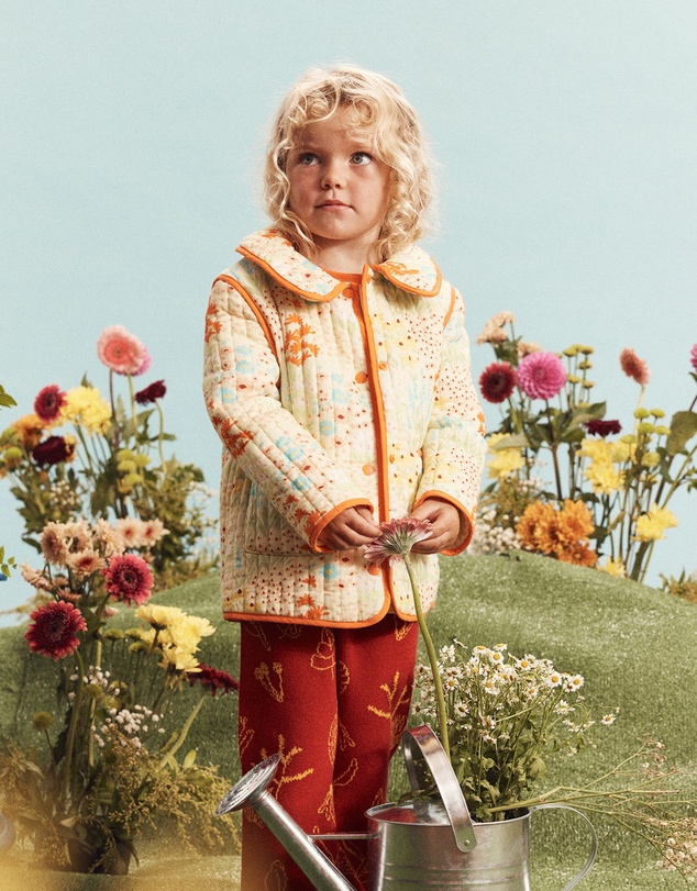 Banabae - Convertible Quilted Print Jacket - Meadow