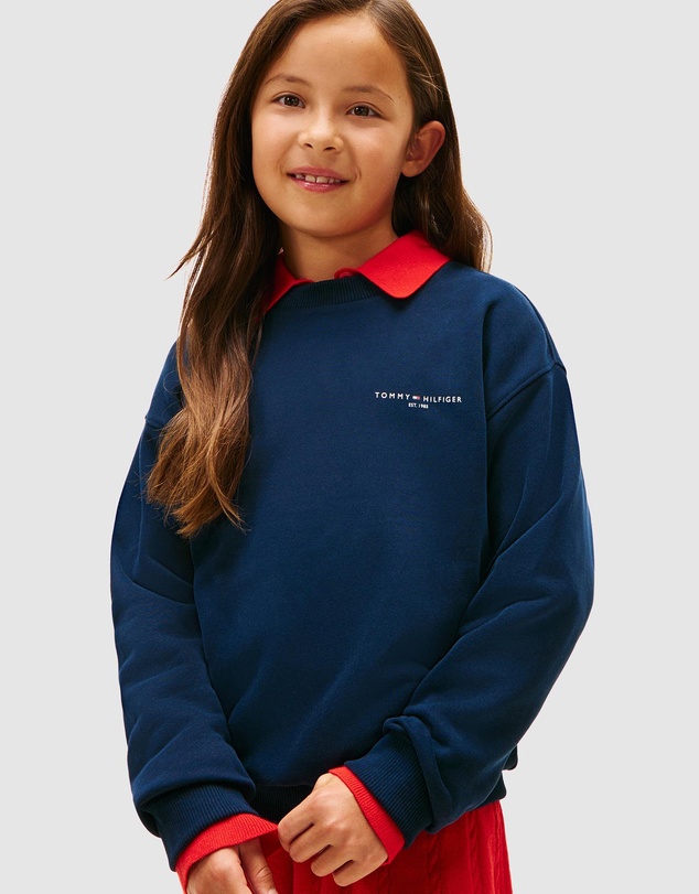 Tommy Hilfiger - Brushed Fleece Logo Sweatshirt - Teens