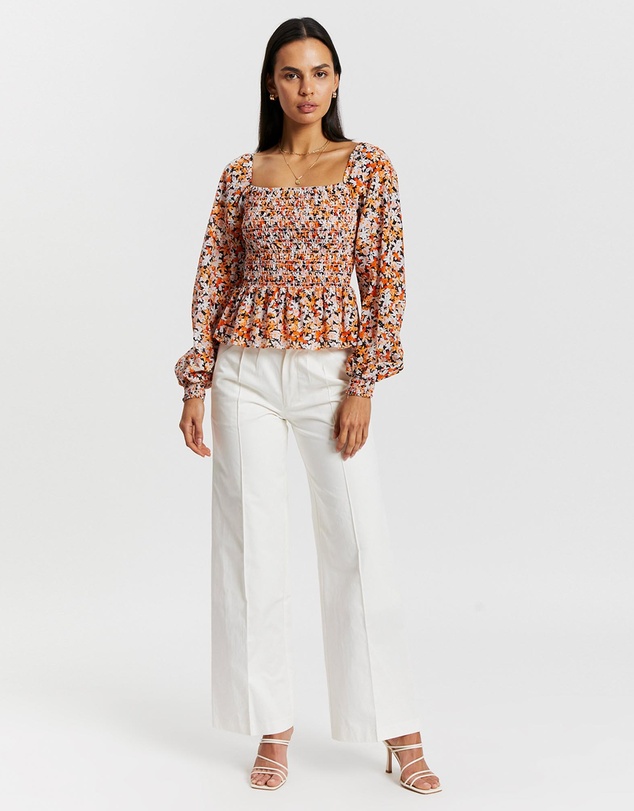 Sofia Irina - Smock Blouse
