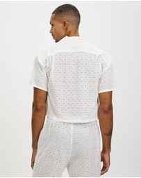 Merlino Street - Embroidered Amalfi Button-Up Shirt