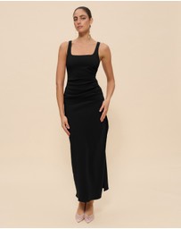 CHANCERY - Eloise Cross Front Square Neck Dress
