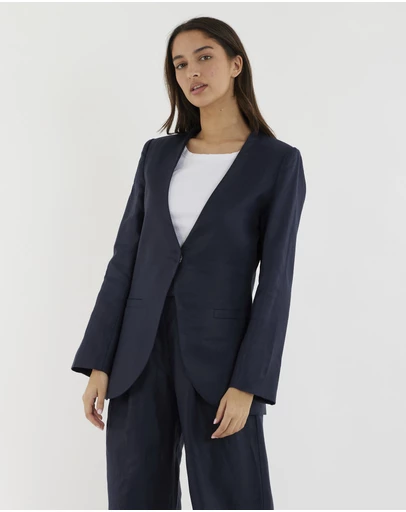 Amelius - Mia Collarless Blazer