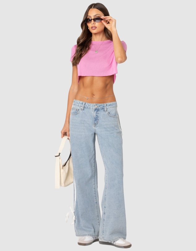 EDIKTED - Seville Cropped T Shirt