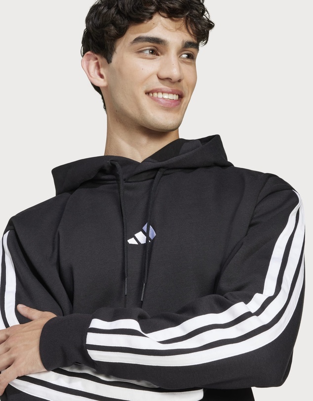 adidas Sportswear - Essentials 3-Stripes Fleece Hoodie Mens
