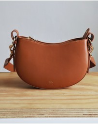 Mon Purse - Smooth Leather Saddle Bag
